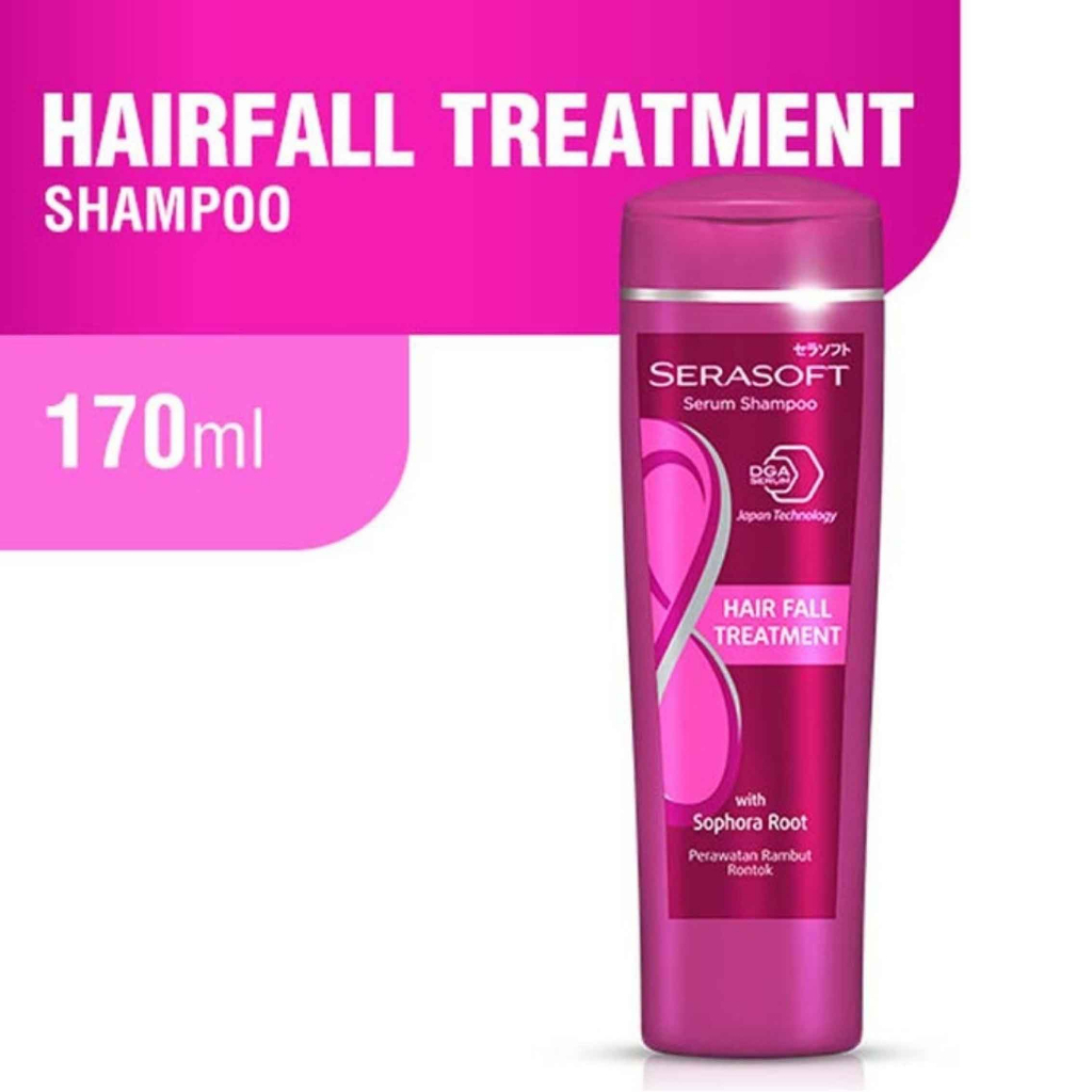 Sampo Perawatan Rambut Rontok* Serasoft Serum Shampo* 170ml