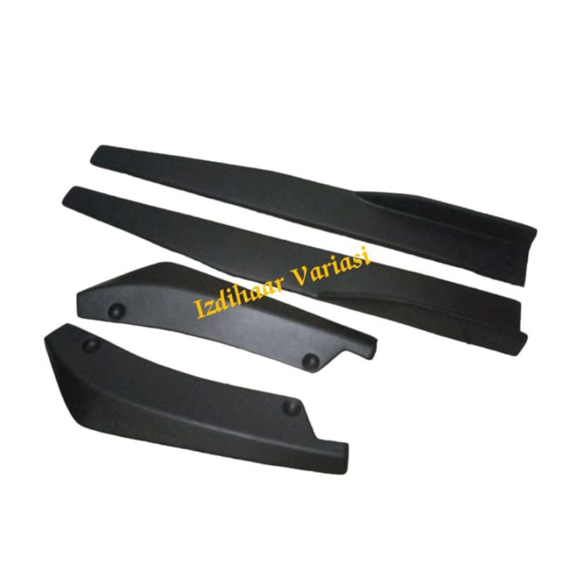 Paket Winglet Samping Dan Belakang Mobil ALL NEW AVANZA VELOZ 2022 UNIVERSAL
