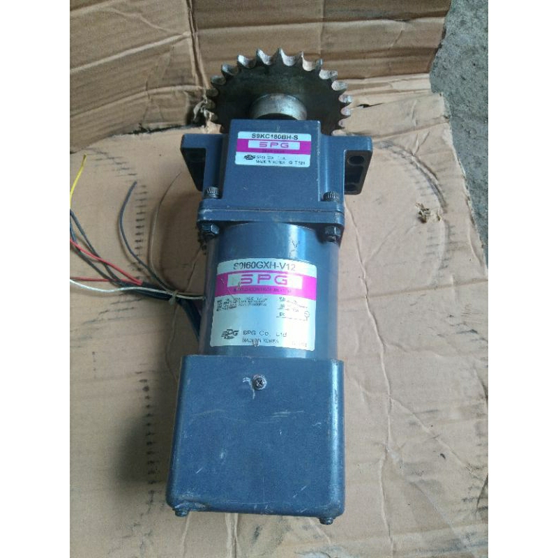 Ac Motor Gearbox S.P.G 220V Ratio 1:180 8Rpm