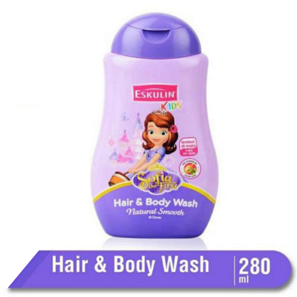 ESKULIN KIDS 2IN1 HAIR & BODY WASH SOFIA 280 ML SHAMPOO SOFT PROTECT