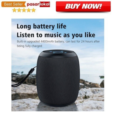 Promo Speaker Portable Bluetooth Speaker Waterproof IPX6 S53 Black Diskon