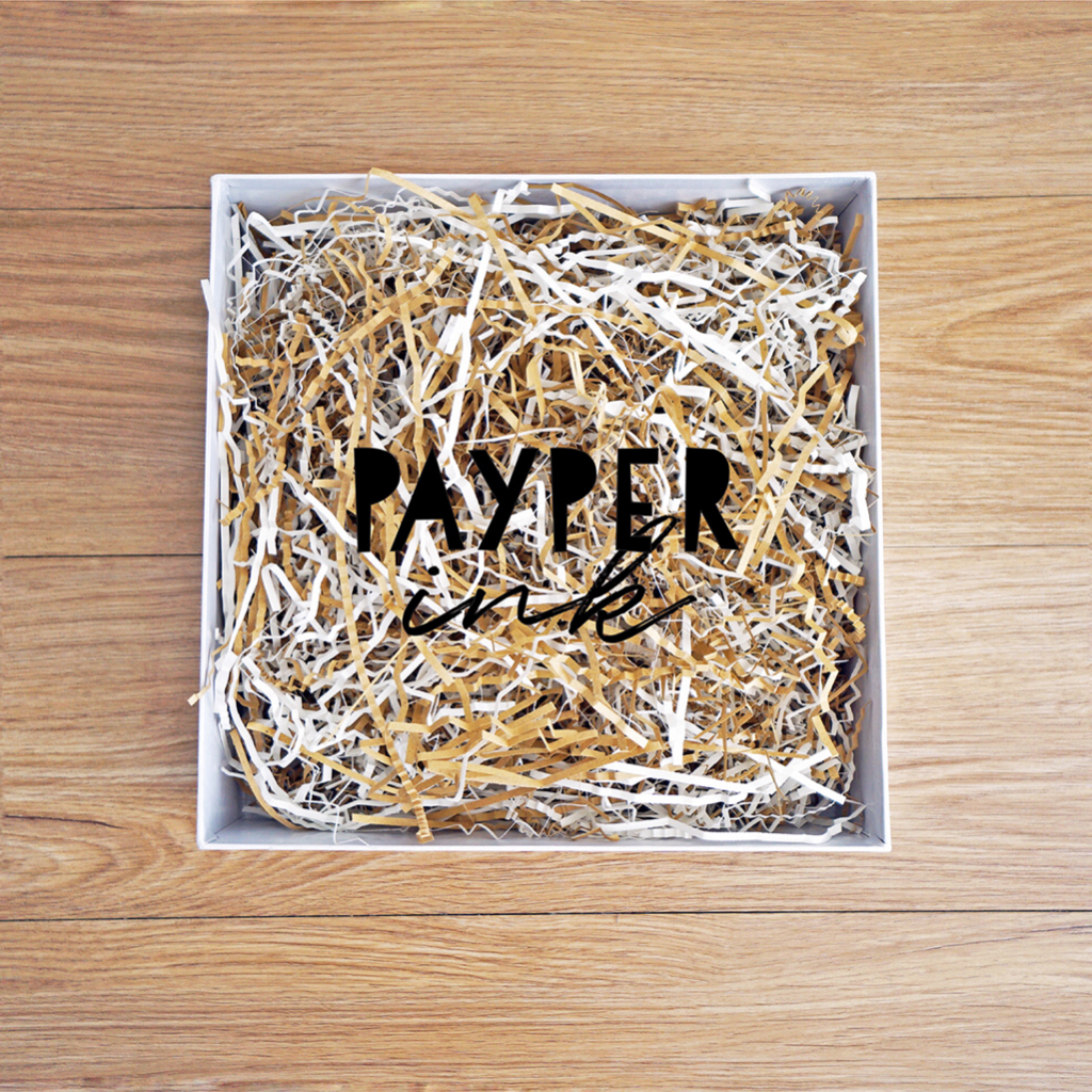 

Payper ink shredded paper Mocha Mix Crinkle Cut 20 gram