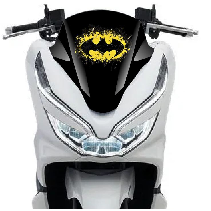 Stiker Visor Motor Honda PCX 150 / PCX 160  - Logo Batman