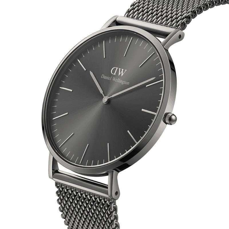 [100% ORIGINAL] Jam Tangan Pria Daniel Wellington Classic Black Rosegold Mesh Strap | Dw Original