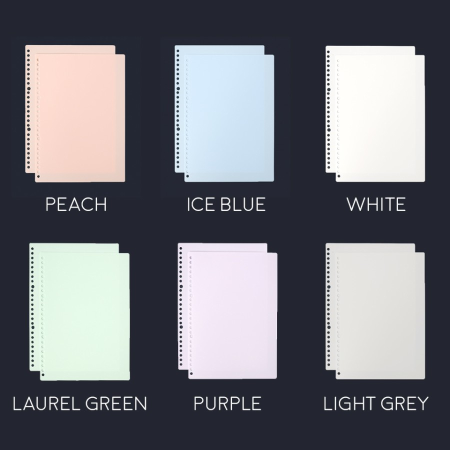 

DIY Minimalist Binder Covers 2pc Macaron B5