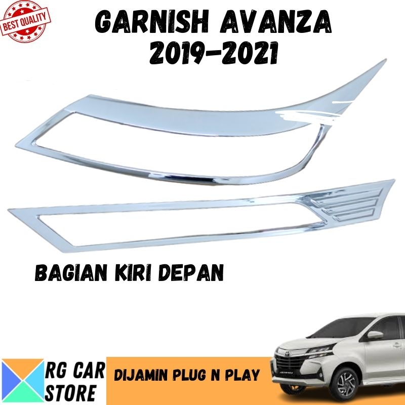 GARNISH AVANZA 2019-2021 CHROME DIJAMIN PNP TINGGAL PASANG BERKUALITAS