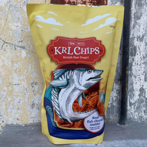 

LOCCA Krl Chips 100g - Keripik Ikan Tengiri - Daging Ikan Asli Chips Tenggiri Krispi