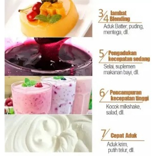 Super Hand Mixer 7 SPEED Pengocok Telur dan kue Multifungsi 7 Kecepatan Otomatis Mixer KD-133