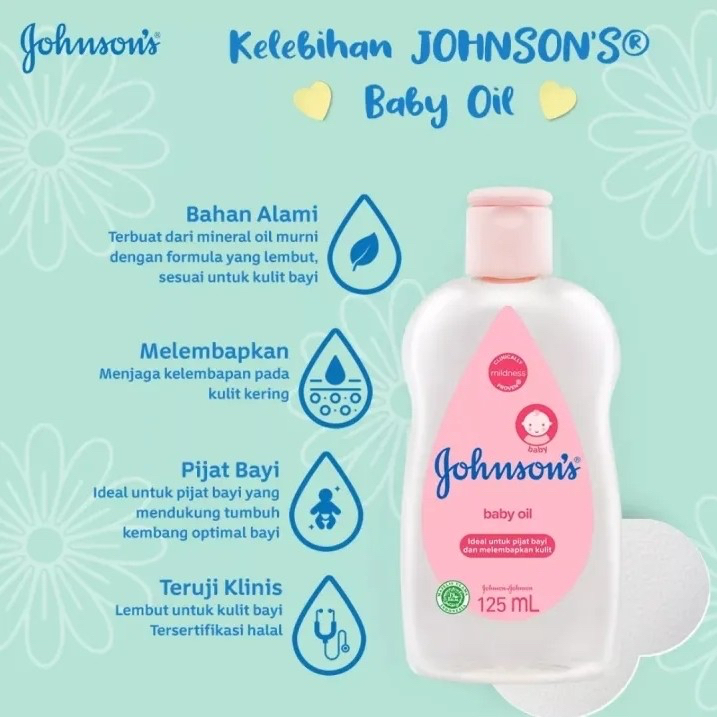 Johnson's Baby Oil 125ml Johnson