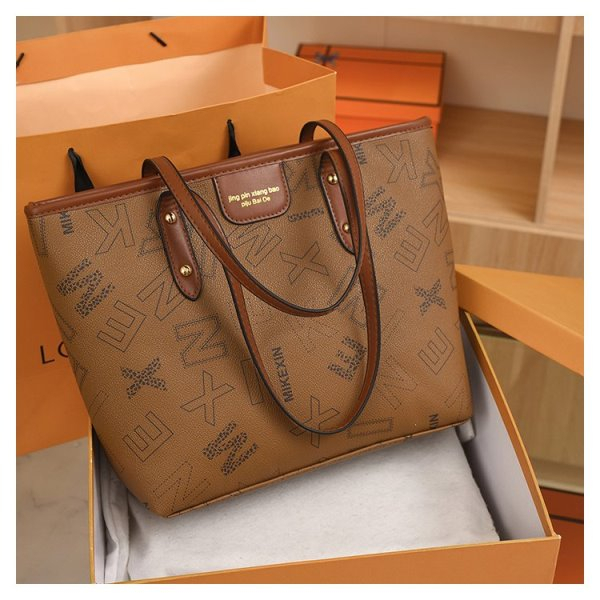 BJ65038 - COFFEE/BROWN/BEIGE  AS SLEMPANG JINJING TOTEBAG HANDBAG TAS WANITA FASHION IMPORT MODIS ELEGAN TERMURAH TERLARIS TERBARU BAGSTORE JAKARTA TAS BATAM   ZCJ5038