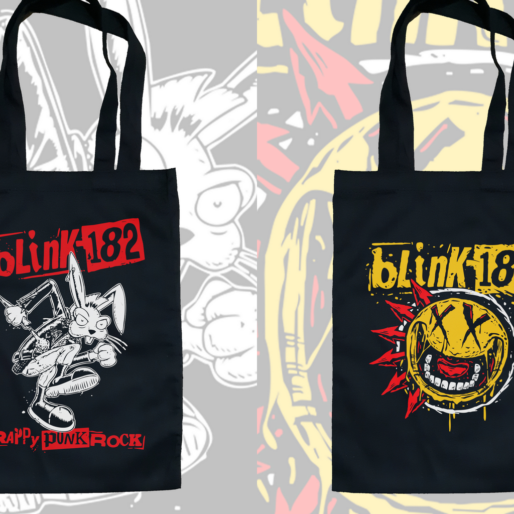 TOTE BAG HITAM - BLINK 182 - a