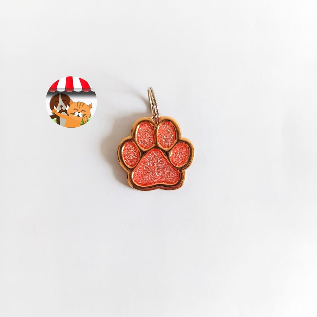 Pendant Gantungan Liontin Kalung Kucing Anjing Hewan Pet Collar Paw