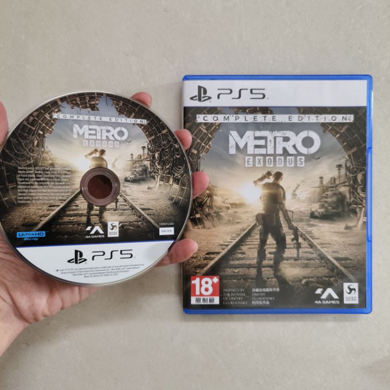 PS5 Metro Exodus Complete Edition BD Kaset Preloved