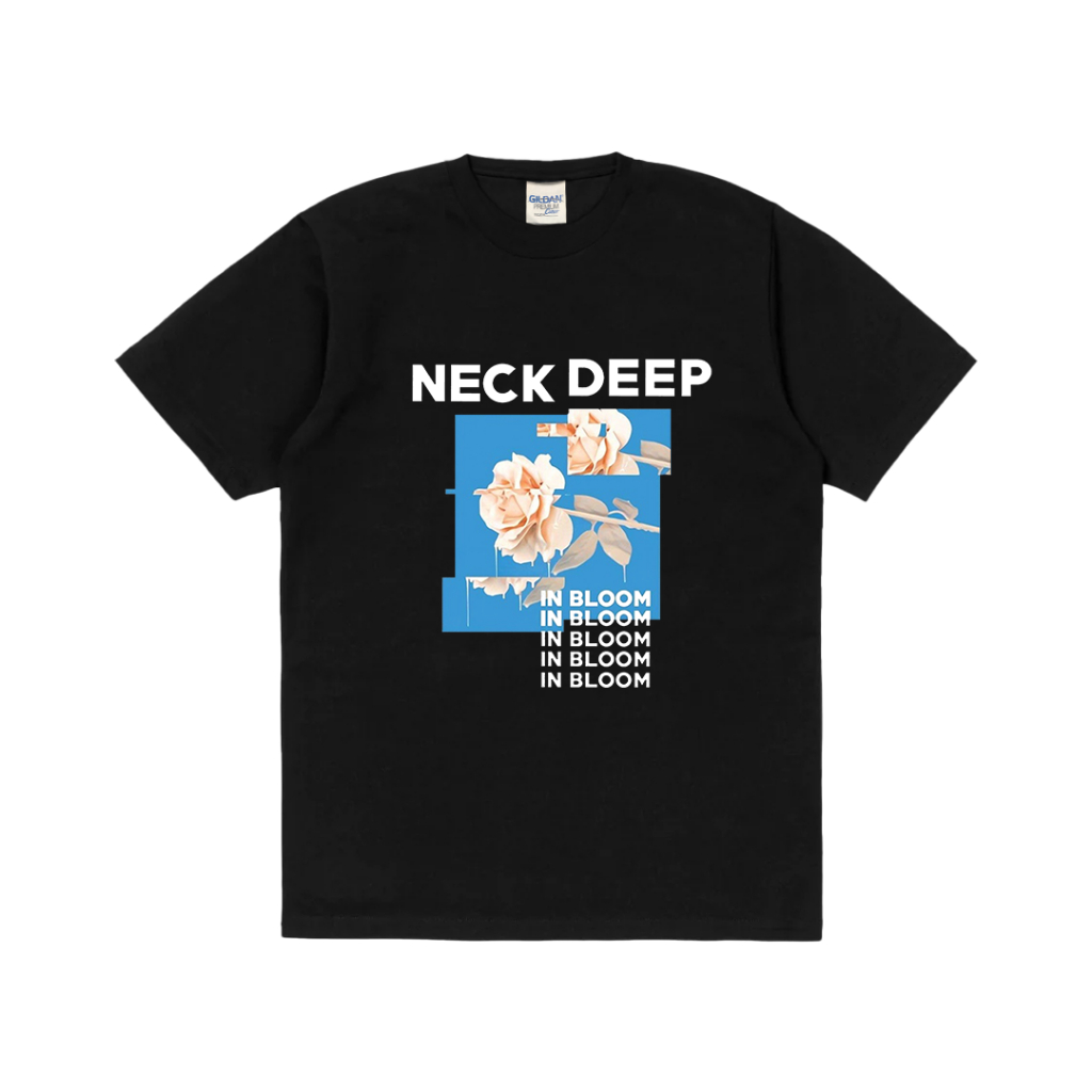 Brainstore T-shirt Band Neck Deep In Bloom