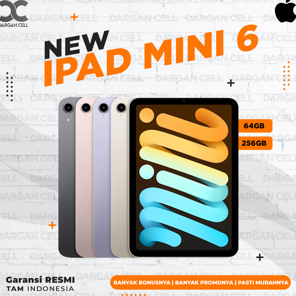 IPAD MINI 6 64GB 256GB WIFI ONLY SECOND FULLSET GARANSI RESMI.