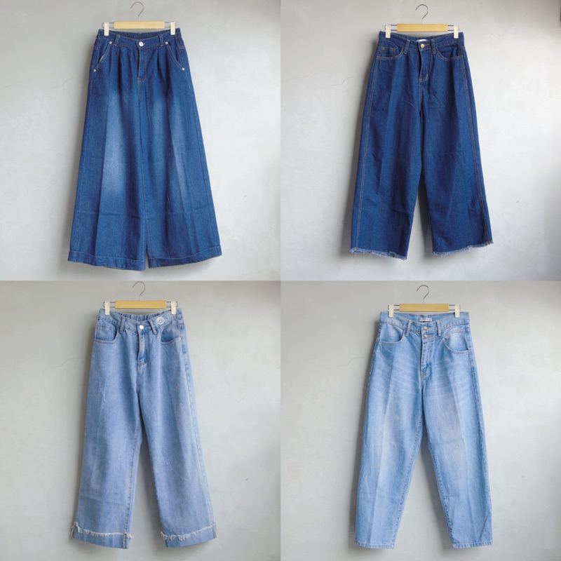 Kulot & Highwaist Korean Jeans