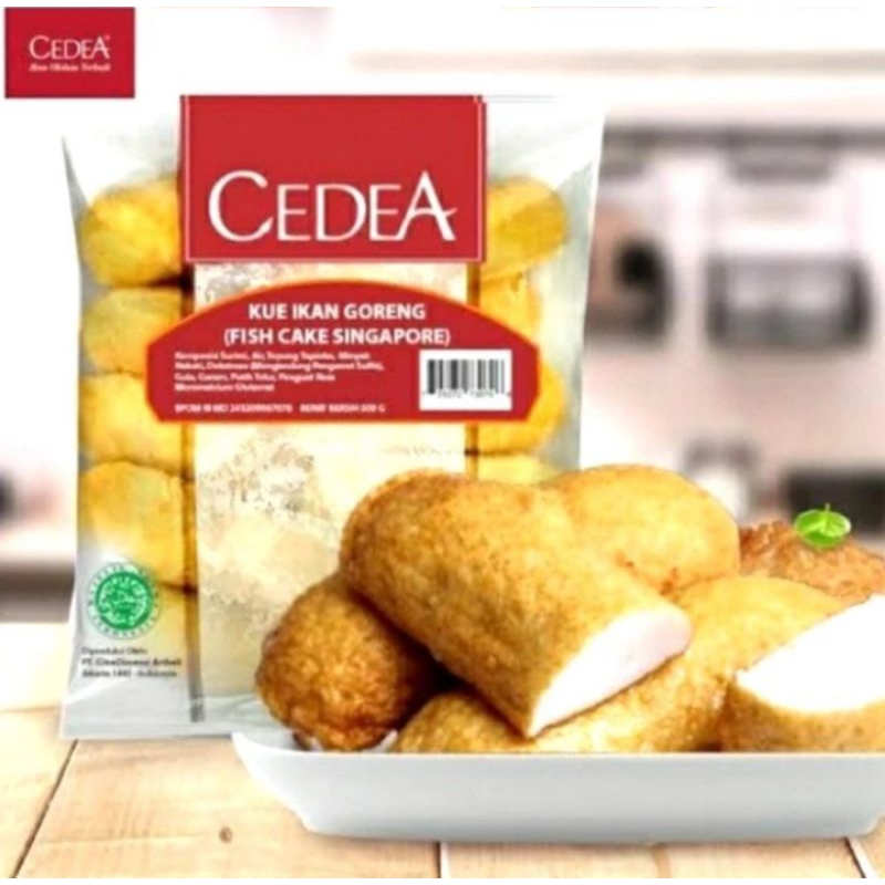 

Cedea kue ikan goreng ala singapore 500gr fish cake singapore