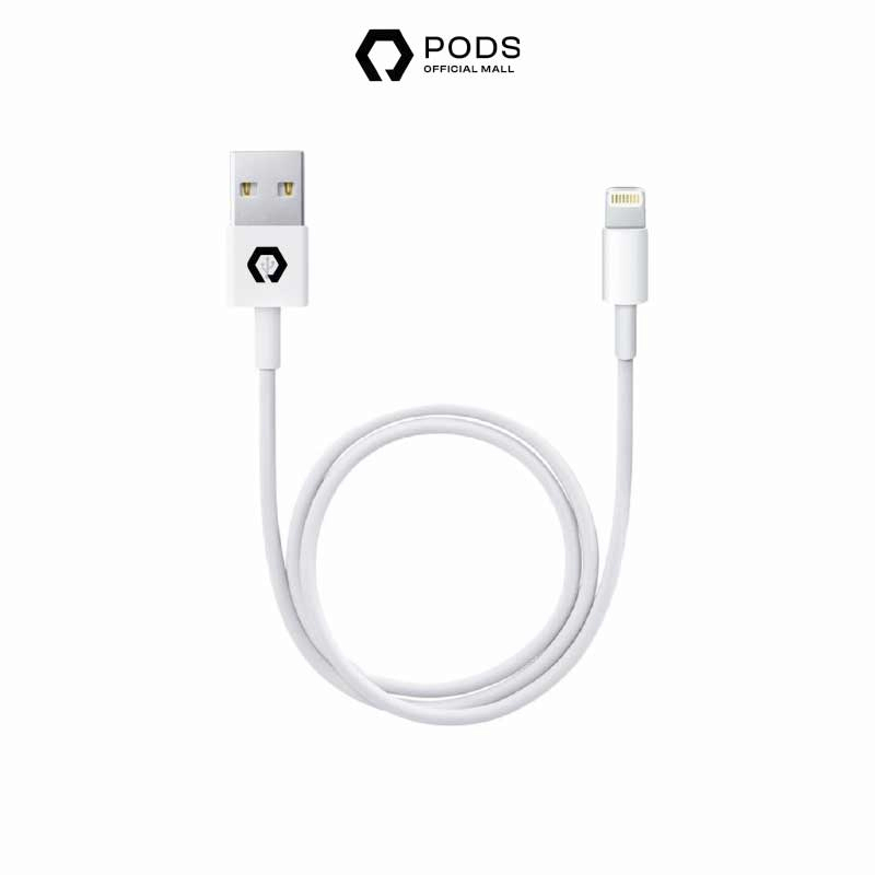 CHARGER 20W Fast Charging - USB to Lightning [Fullset Cable + Adaptor] By Pods Indonesiaaaa