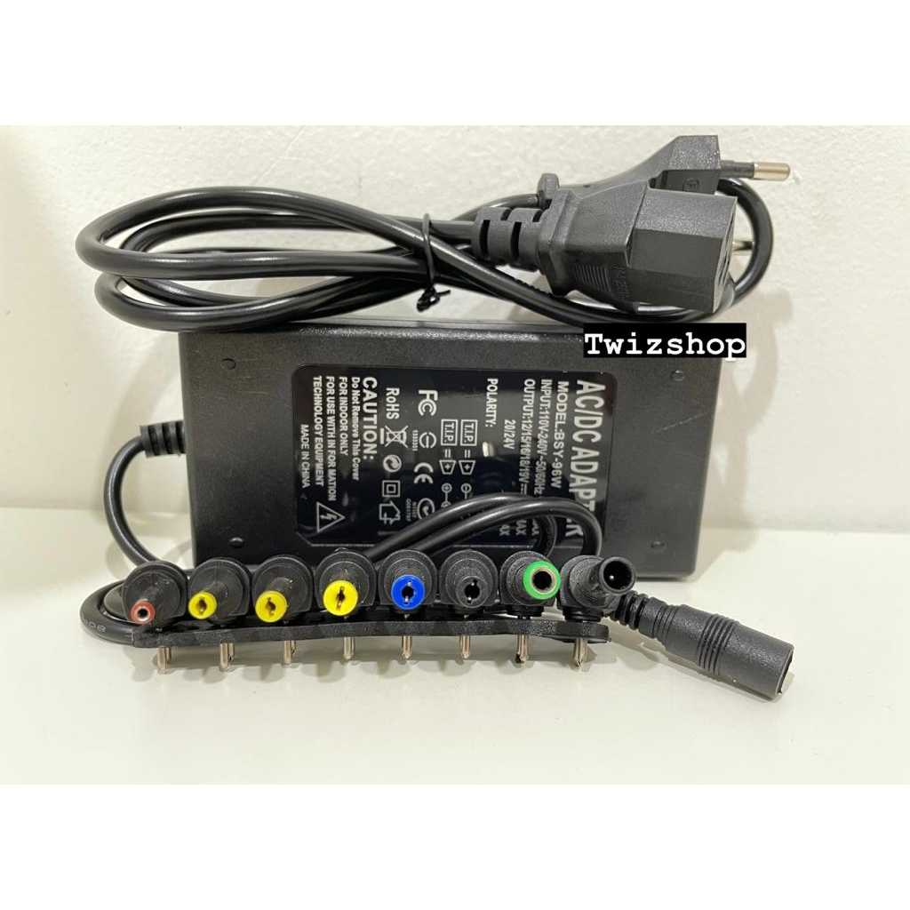 Adaptor Universal 12V-24V 96W Charger Laptop Printer Notebook Scanner