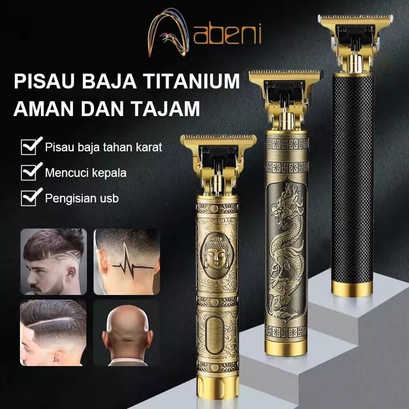 US372 Alat Cukur Rambut Elektrik Mesin Potong Rambut Hair Clipper Alat Potong By Toko Haji Usman