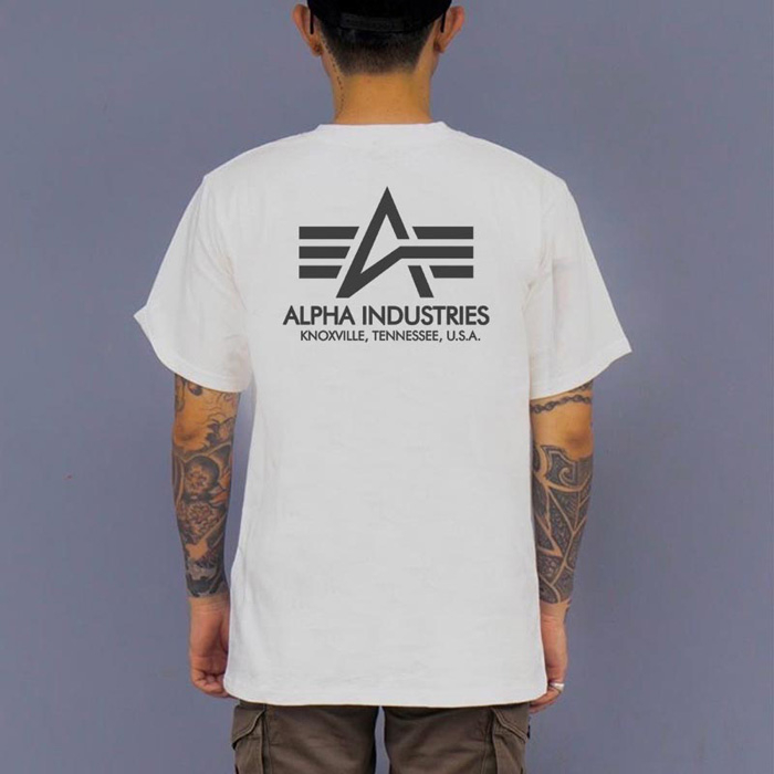 Kaos Alpha Industries Tshirt Bahan 100% Cotton [BISA COD] Casual Fashionable T-SHIRT BERGAMBAR BAGIA