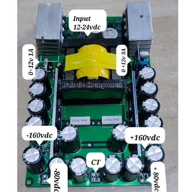 INVERTER DC TO DC dual output For class H