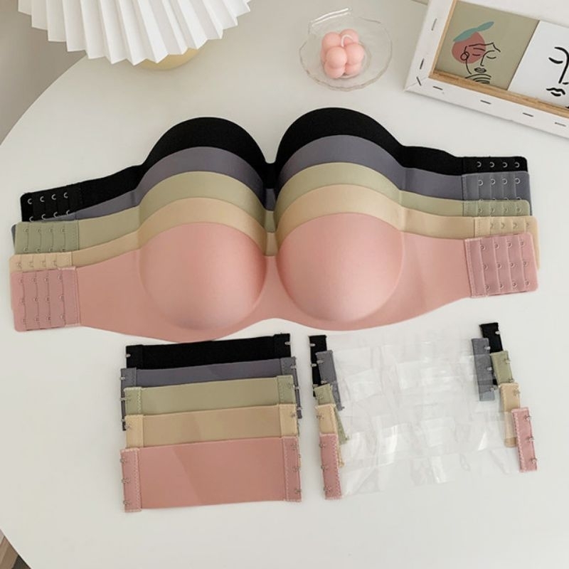 FINETOO FT73 Push Up Bra Busa Tanpa Kawat Invisible Bra Pakaian Dalam BH Wanita