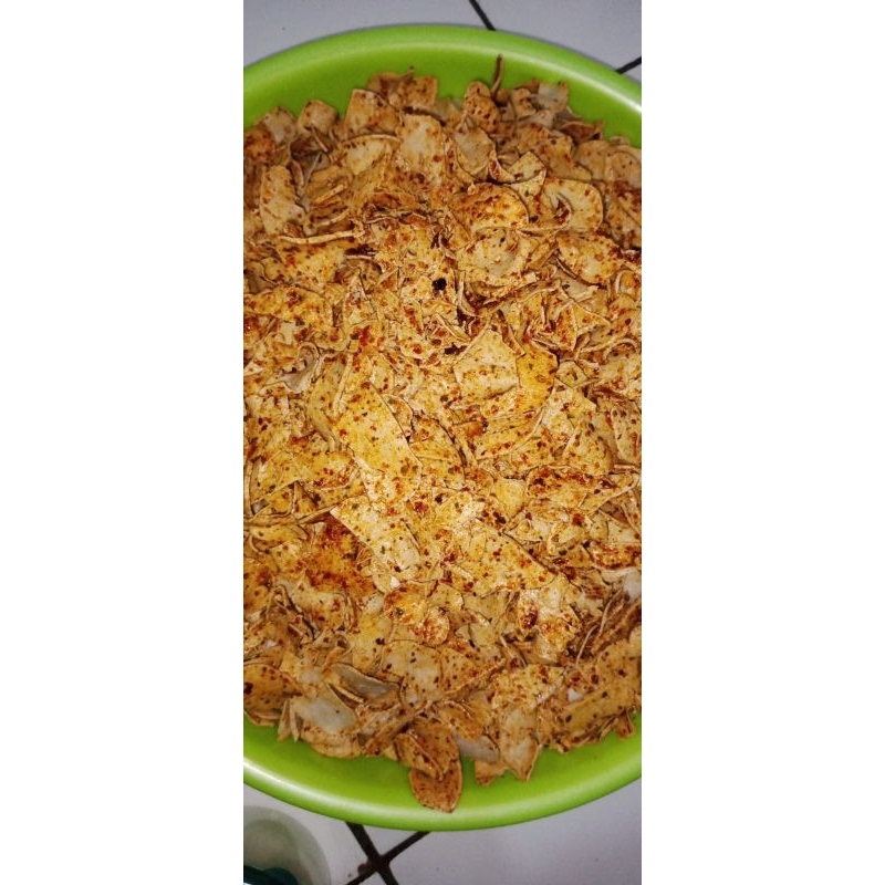 

Basreng pedas daun jeruk