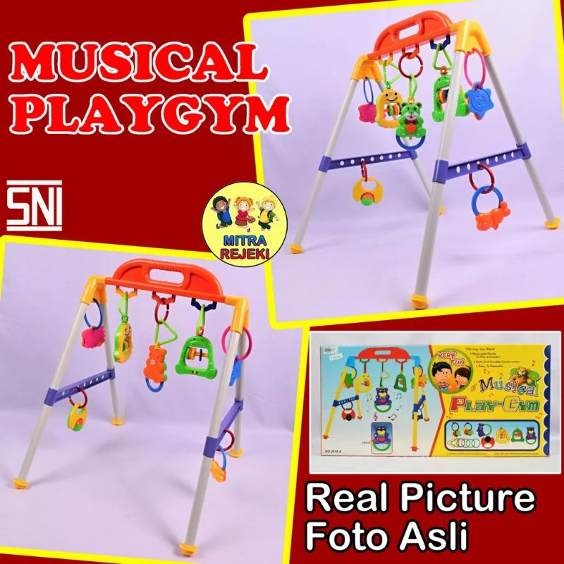 [rumahbayipdg] Baby musical playgym bayi || mainan musik rattle bayi