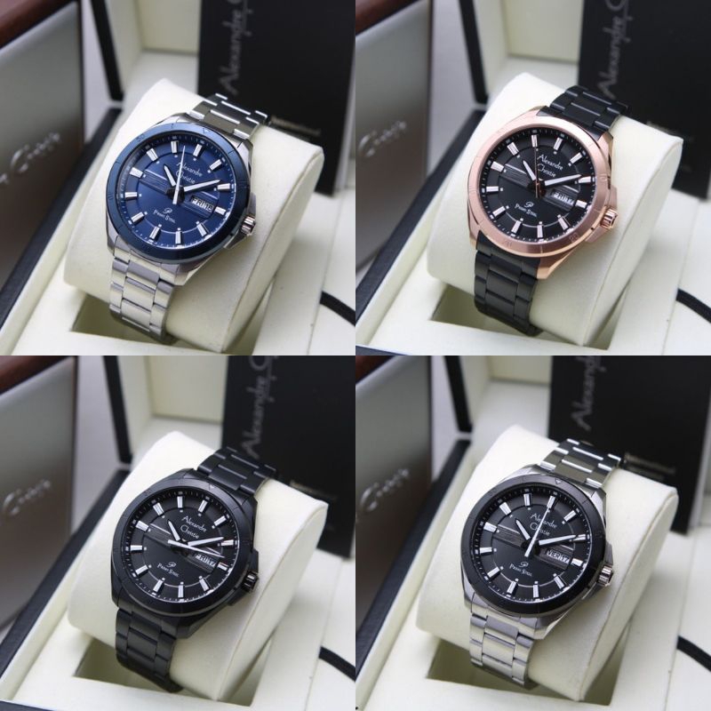 ORIGINAL Jam Tangan Pria Alexandre Christie AC 6670 / AC6670 Garansi 1 Tahun