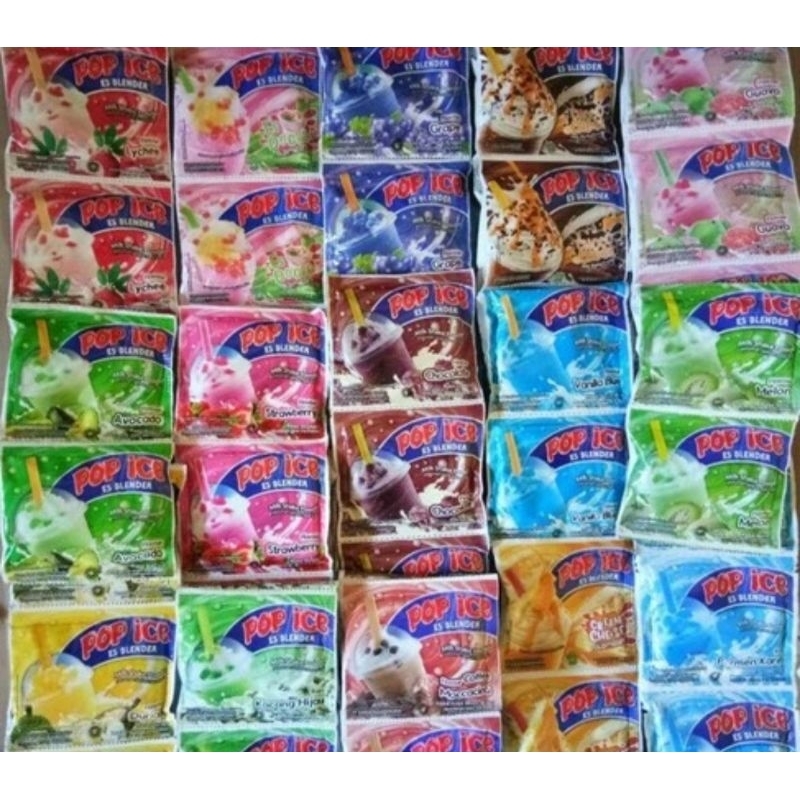 pop ice coklat biskuit 10 pcs