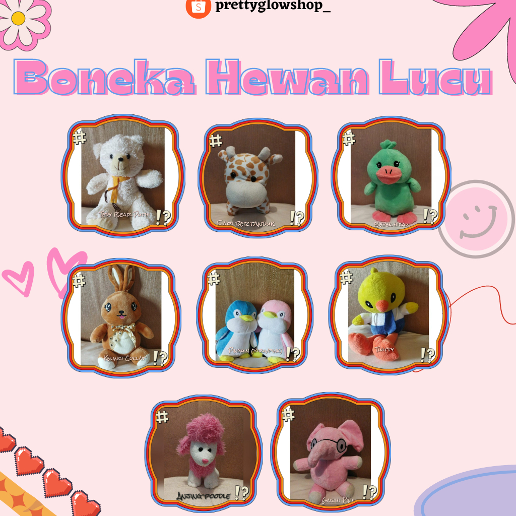 BONEKA HEWAN LUCU