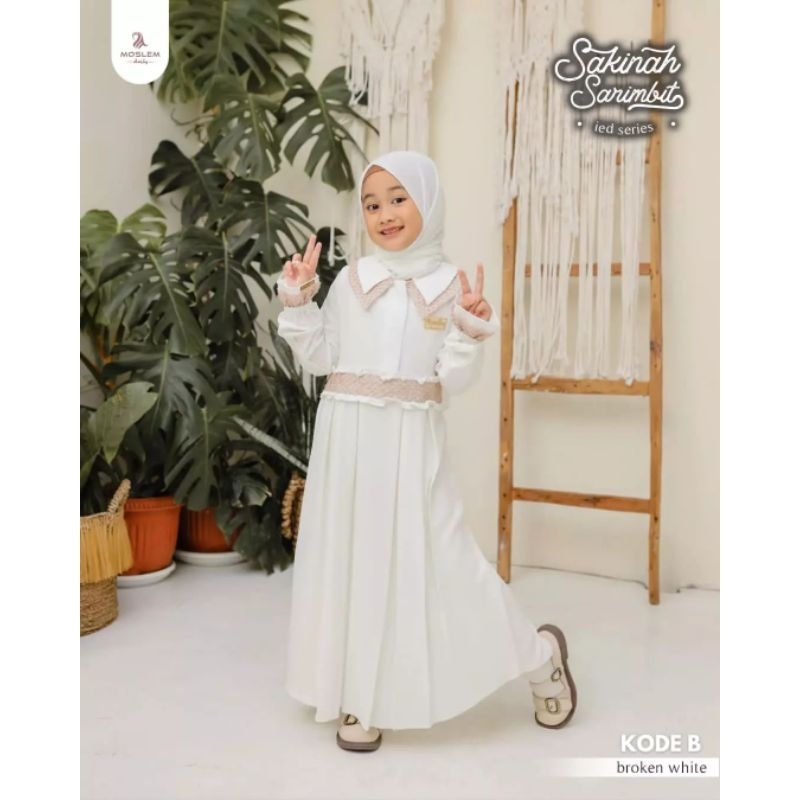 SAKINAH DRESS KIDS MIX BORDIR FREE PHASMINA/GAMIS MUSLIM ANAK 4-9 TAHUN/GAMIS BORDIR KEKINIAN/BAJU MUSLIM ANAK TERBARU/FAR MOSLEMSTORE