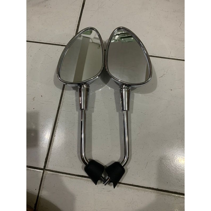 spion vespa sprint 150 iget ORIGINAL Oval , Bulat Chrome