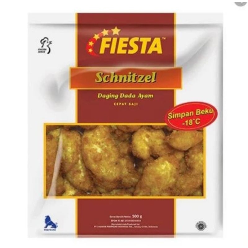 

Fiesta schnitzel daging dada ayam 500gr