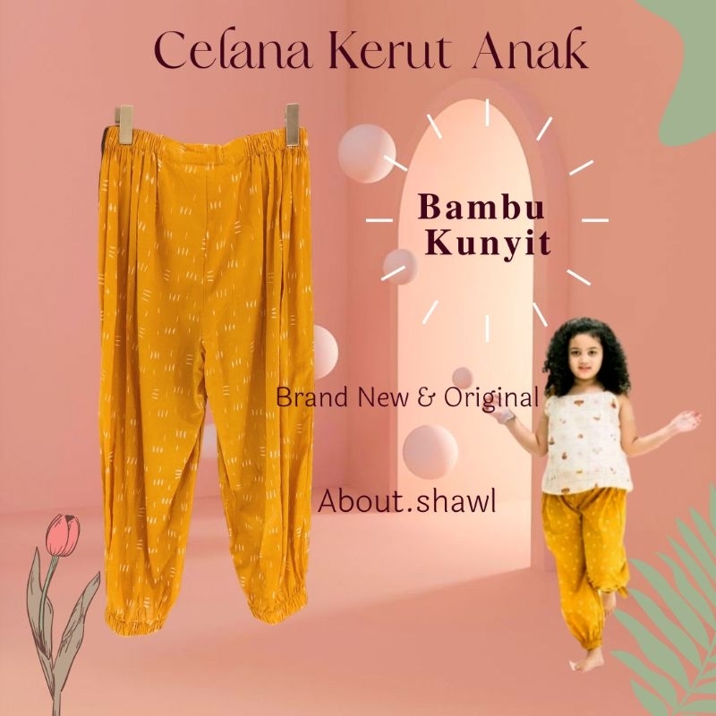 Celana Kerut Bambu Kunyit Sejauh Mata Memandang