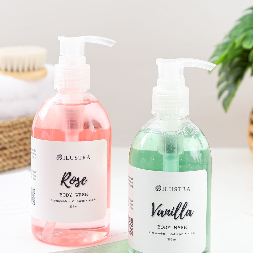 ILUSTRA goat Body Wash ROSE dan Vanilla lisensi JEPANG !PROMO!!