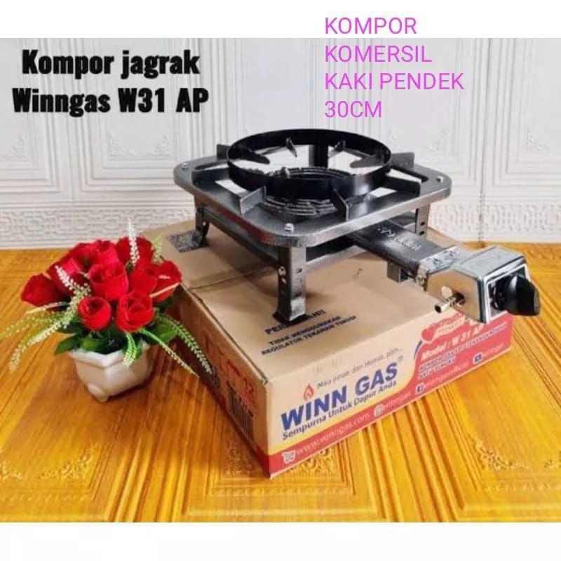 KOMPOR COR WINN GAS 31AP/KOMPOR KOMARSIYAL KAKI PENDEK 30 CM