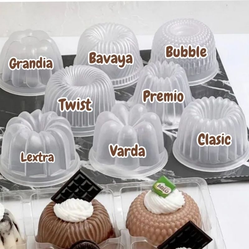 Cetakan Puding Mini - Cetakan Puding warna