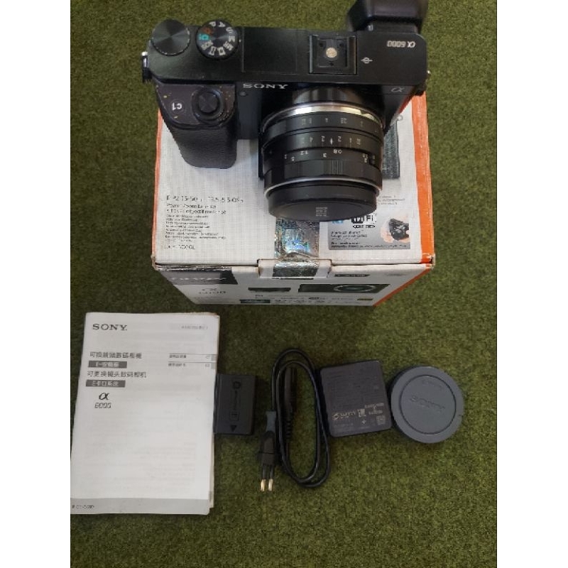 kamera mirrorless sony a6000 second/kamera a6000 Lensa Meike F 1.7 35MM bekas / Kamera MUA /Kamera W