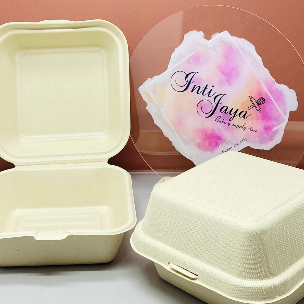 BAGGASE BOX/LUNCH BOX/BENTO BOX/KOREAN CAKE BOX/WAX PAPER/BAKING PAPER MOTIF/KERTAS ROTI MOTIF