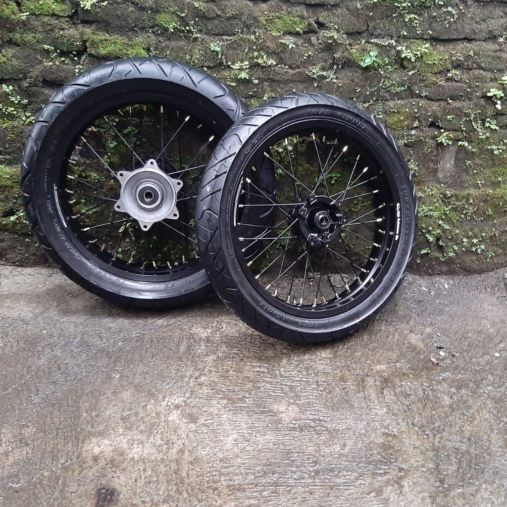 Ban Supermoto Honda CRF 150 L Paket Hemat Ban Supermoto CRF 150 L ukur 250/300 depan belakang
