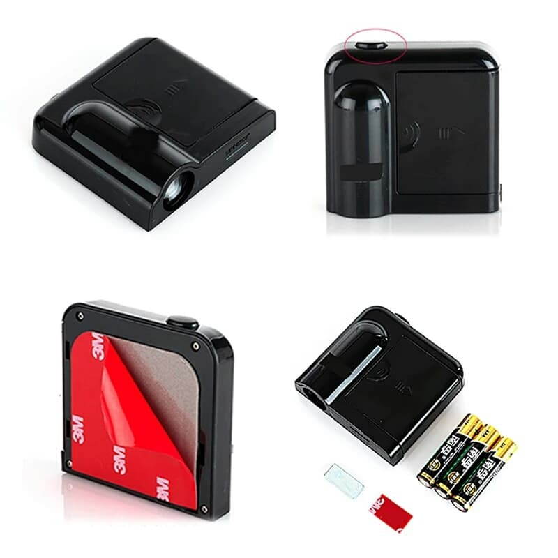 LAMPU LOGO LED PINTU MOBIL WIRELESS TANPA KABEL PROYEKTOR LOGO PINTU