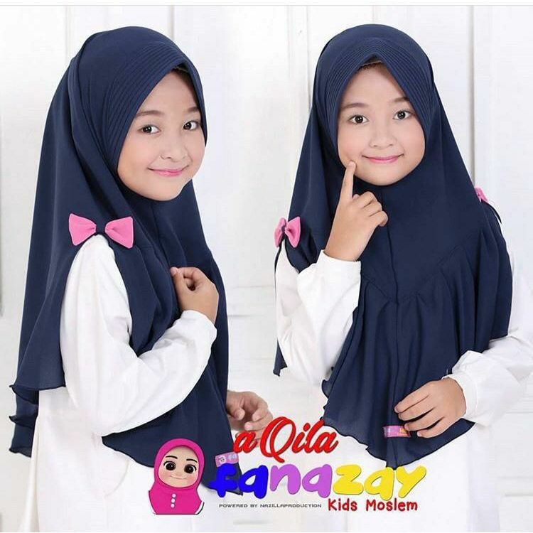 Jilbab Anak Pita Aqila Usia 3-7 Tahun Bahan Jersey Hyget Terbaru Termurah / Alody's Collection