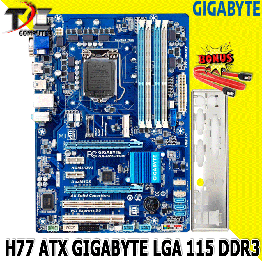 Mainboard Intel LGA 1155 H77 ATX