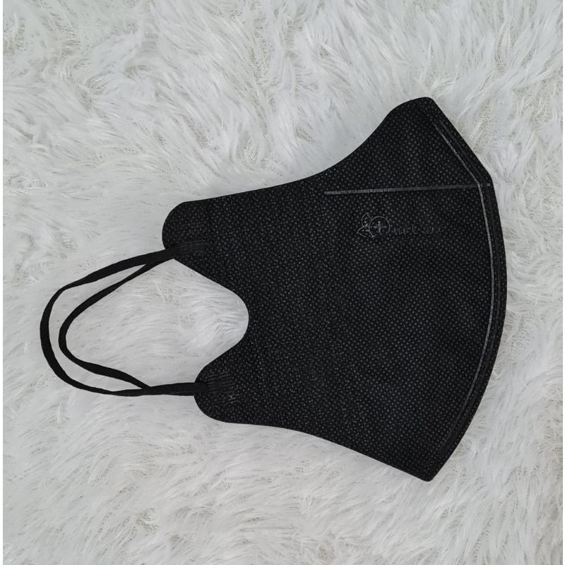 MASKER DUCKBILL ONE CARE HITAM 4 PLY DISPOSABLE FACE MASK ISI 50 PCS