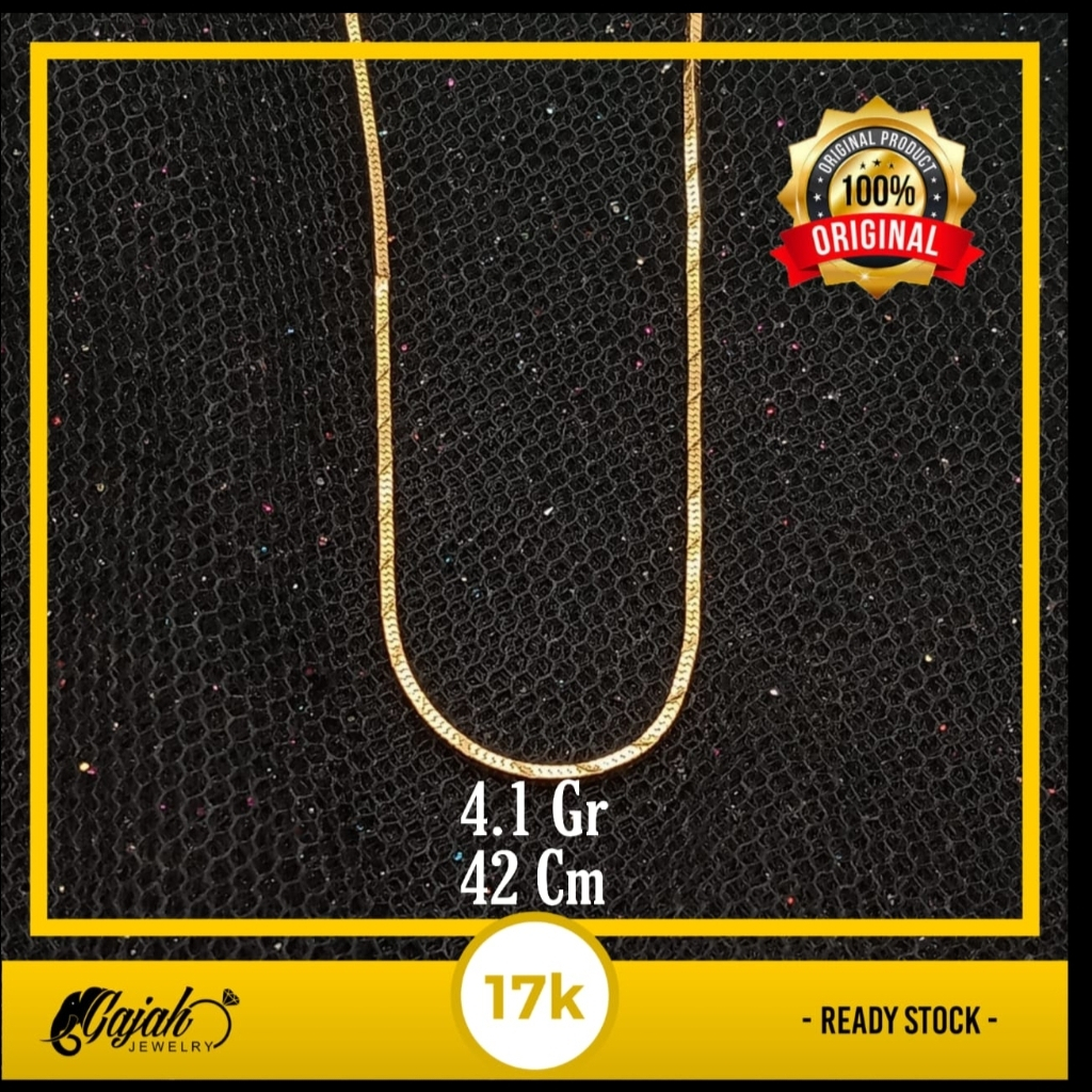 Kalung Emas 17K - 4.1 Gr Kadar 750 - 4962