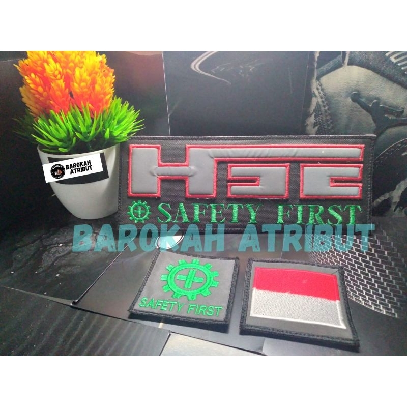 LOGO BORDIR PEREKAT HSE SATU SET