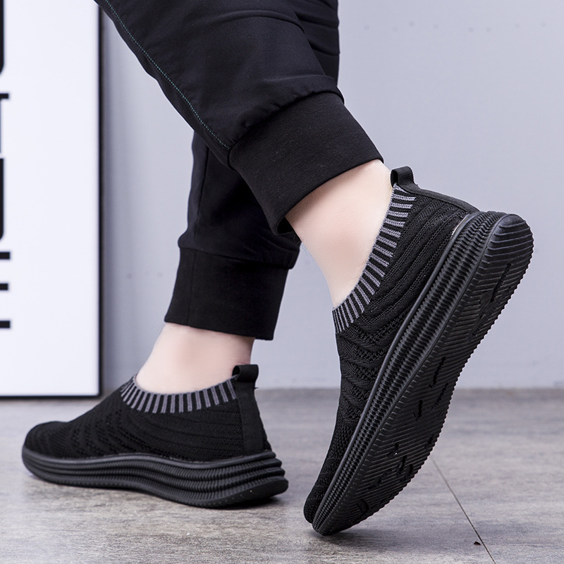 1001 IMPORT SEPATU SLIP ON RAJUT LIGHT + BOX DAN KAOS KAKI !!! - 2 WARNA