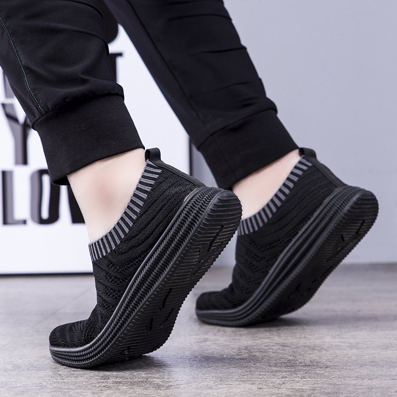 1001 IMPORT SEPATU SLIP ON RAJUT LIGHT + BOX DAN KAOS KAKI !!! - 2 WARNA